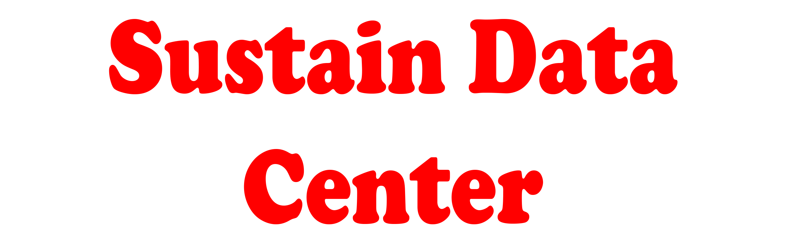 Sustain Data Center